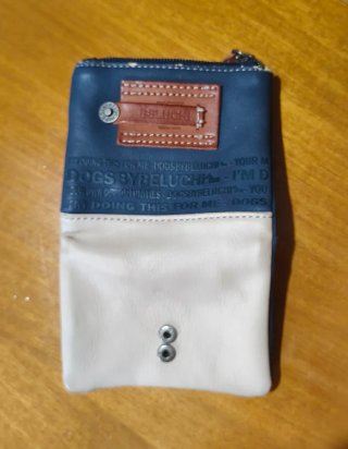 Cartera Dogs by Beluchi Beige/Azul