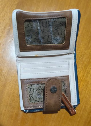 Cartera Dogs by Beluchi Beige/Azul