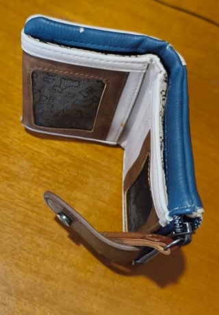 Cartera Dogs by Beluchi Beige/Azul