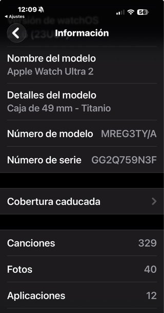 Apple Watch Ultra 2 Gris Correa ocean