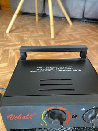 Termoventilador Vibell Cerámico Negro