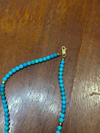 Collana vintage oro 750 con luna e stella