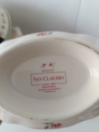 Vajilla San Claudio Grana Porcelana