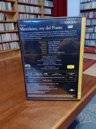 DVD Mozart: Mitrídates, Rey del Ponto
