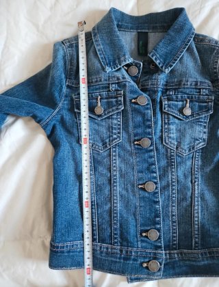 Chaqueta vaquera niña Benetton 6-7 años