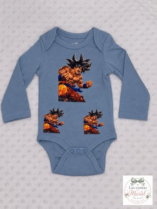 Body Bebé Manga Larga Goku