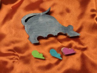 Puzzle in legno con topolini