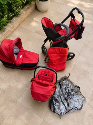 Carro Bebecar Completo Rojo