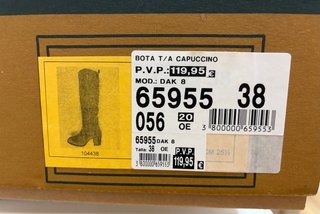 Botas altas DAKOTA BOOTS ante marrón