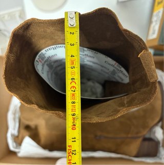 Botas altas DAKOTA BOOTS ante marrón