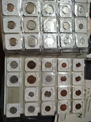 Álbum de monedas extranjeras