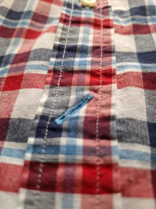 Camisa Tommy Hilfiger Cuadros Azul/Rojo 3XL
