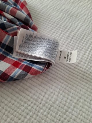 Camisa Tommy Hilfiger Cuadros Azul/Rojo 3XL