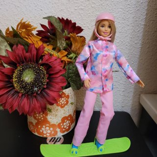 Muñeca Barbie Snowboarder