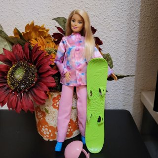 Muñeca Barbie Snowboarder