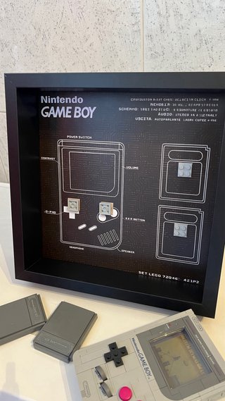Espositore Lego Nintendo Game Boy
