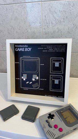 Espositore Lego Nintendo Game Boy
