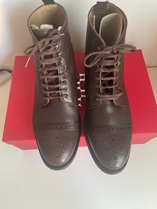 Botines CH Hombre Marrones Brogue
