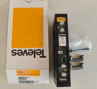Amplificador monocanal Televes T12 UHF TDT