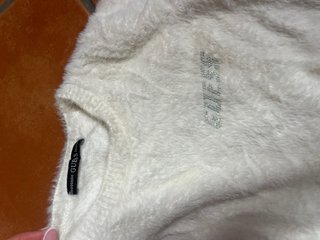 Maglione Guess bianco morbido nuovo mai messo