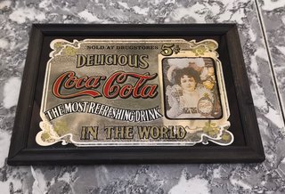 Decoración vintage colección cuadro coca cola
