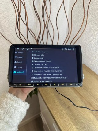 Pantalla radio de coche para Volkswagen