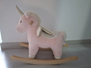 Balancín Unicornio Rosa
