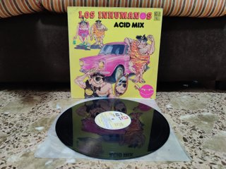 Los Inhumanos Acid Mix Maxi Single 1989