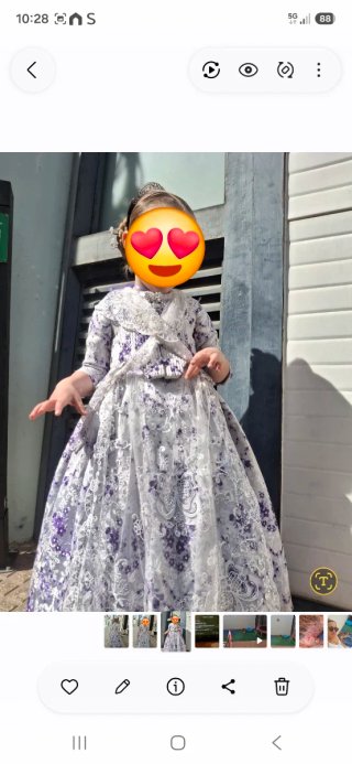 Traje de Fallera Niña 1-3 años