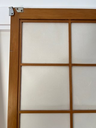 4 puertas madera estilo japonés  45x210cm