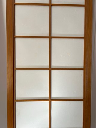 4 puertas madera estilo japonés  45x210cm
