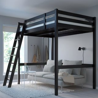 Cama Alta STORA Ikea Negra