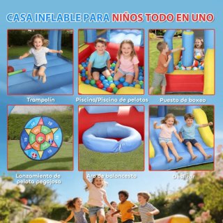 Castillo hinchable para niños