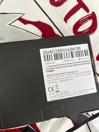 Micrófono USB RGB Genérico