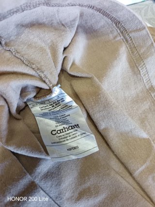 T-shirt Carhartt Uomo L Beige Cotone Jersey