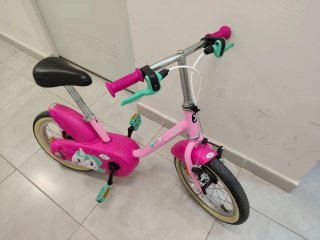 Bicicleta infantil 14 rosa