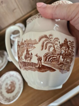 Juego de café La Cartuja de Sevilla