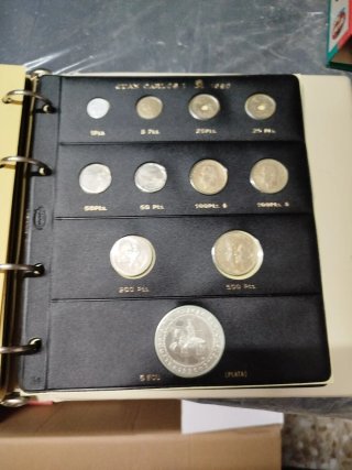 Colección monedas España