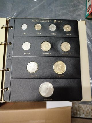Colección monedas España