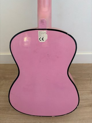 Guitarra infantil rosa
