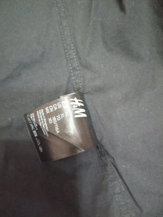 Camicia H&M Nera Uomo