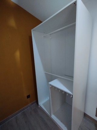 Armario ropero abierto blanco
