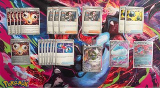 Conjunto cartas Pokémon Llama Blanca