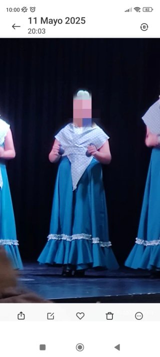 Bata Rociera Azul
