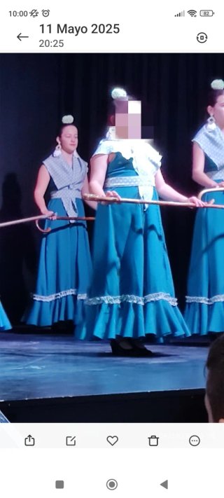 Bata Rociera Azul