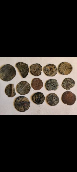 14 Monedas Antiguas Españolas