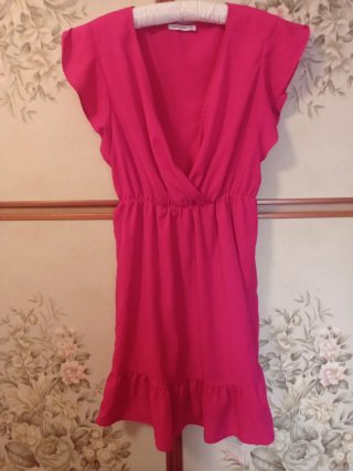 Abito donna estate fucsia