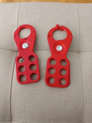 2 Cerrojos Dispositivos de Bloqueo Rojo