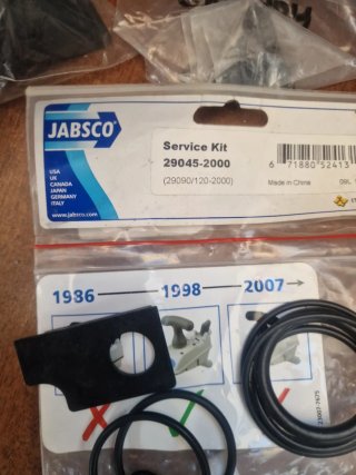 Kit JABSCO 29045-2000 WC Barco