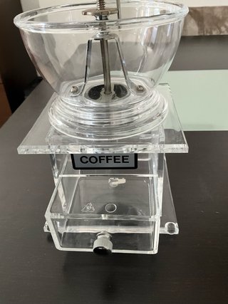 Molinillo Café Manual Vintage Transparente